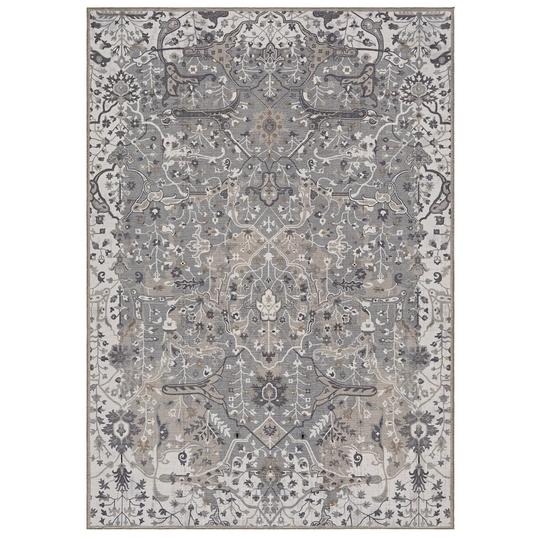 Kaleen India Traditional Rug in a Bag-Washable Indoor/Outdoor Rugs for Bedroom/Living Area/Home Polyester Self Backing for Longevity