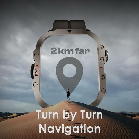 inear INWATCH 2.01" HD Smartwatch with Bluetooth Calling, Wireless Charging, 100 Hrs Battery, IPX4 Water Resistant, Fitness Tracker, Heart Rate & Sleep Monitor, Silicone Strap, Android iOS Compatible
