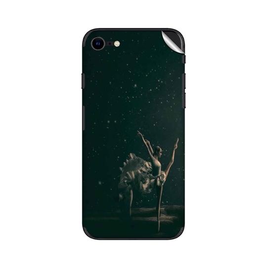 GADGETSWRAP Printed Vinyl Skin Sticker for Apple iPhone SE (2020) - dancing ballet moonlight