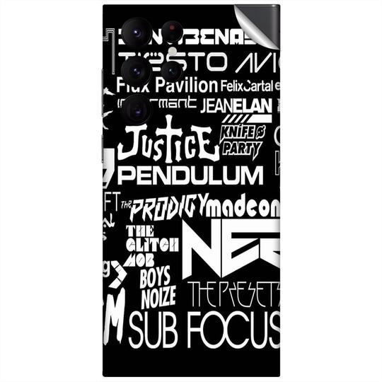 GADGETSWRAP Printed Vinyl Skin Sticker for Samsung Galaxy S22 Ultra - international djs