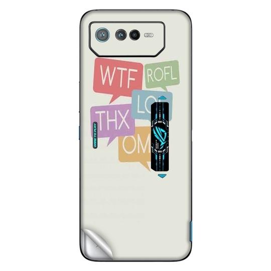 GADGETSWRAP Printed Vinyl Skin Sticker for Asus Rog Phone 5 - popup