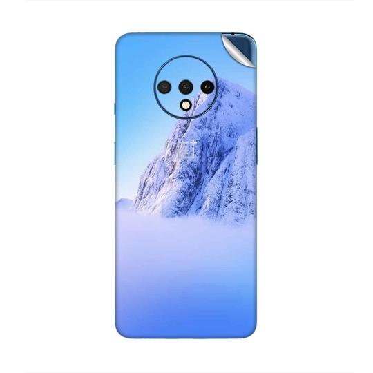 GADGETSWRAP Printed Vinyl Skin Sticker for Oneplus 8 - snowy mountain peak above clouds