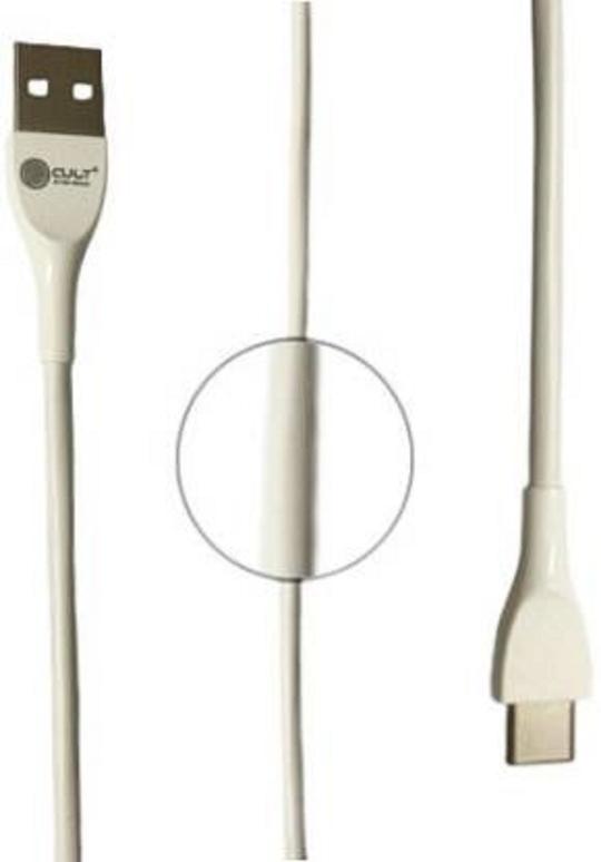 Cult USB Type C Cable 1.2 m Super DurableType C High Speed USB Data Cable 2.4A For MICROMAX BHARAT 3 Q 437