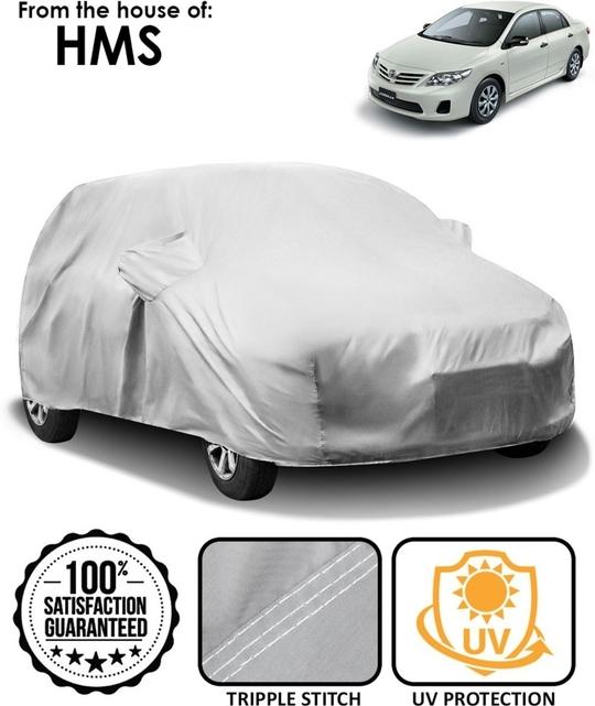 CARNEST Car Cover For Toyota Corolla (With Mirror Pockets) (Silver)