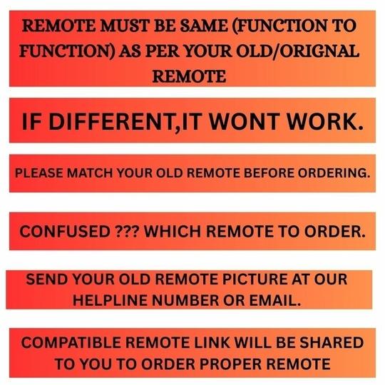 HDF Compatible Remote Control for Hotstar Smart TV Murphy LED LCD Smart TV Remote Control
