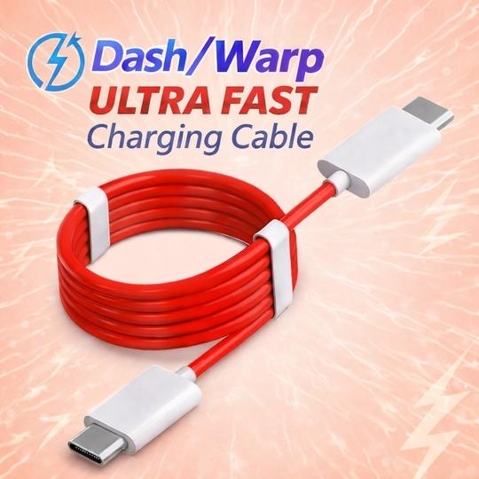 Tart High Speed 65W USB Type C Cable for OnePlus 13, 12, Nord 4 & Other Type C Phones