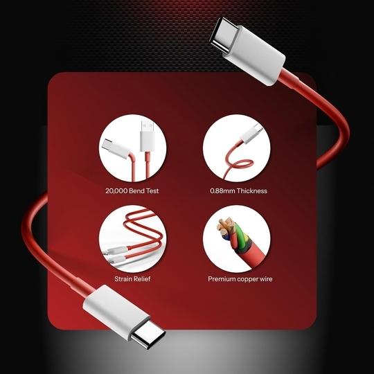 Tart Fast Charge 65W Type C Cable for OnePlus 13, 11R, 9 Pro, Nord CE 4 & Nord 3