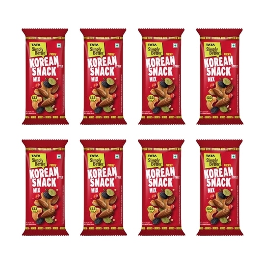 Tata Simply Better Flavoured Korean Style Snack Mix 200g (Pack of 8 x 25g)