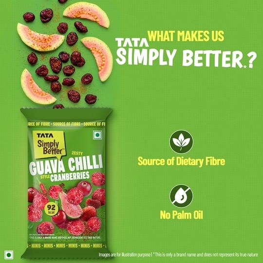 Tata Simply Better 200g Chilli Guava Flavored Cranberry (25g x 8)