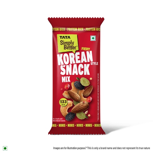 Tata Simply Better Flavoured Korean Style Snack Mix 200g (Pack of 8 x 25g)