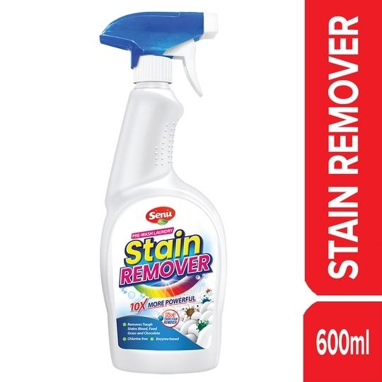 Senu Prewash Fabric Stain Remover 600 ml | Enzyme Based | Removes Food, Oil, Coffee, Blood Stains Incomplete