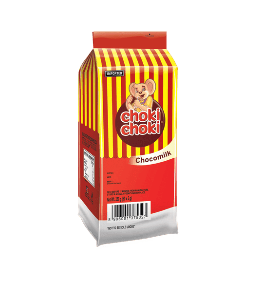 CHOKI CHOKI Choco Milk Stick Pouch - 250g |50 Pieces in Each||Pack of 5 |