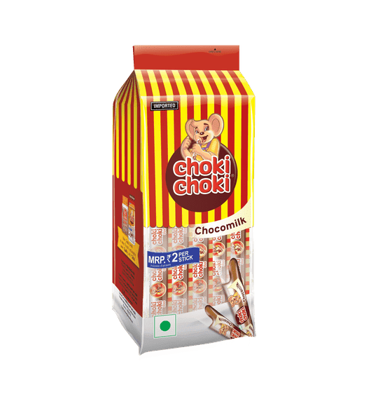 CHOKI CHOKI Choco Milk Stick Pouch - 250g |50 Pieces in Each||Pack of 5 |
