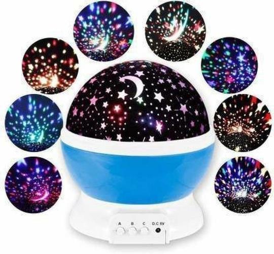 FIVANIO  Kids Room Night Light Ceiling Star Projector for Getting Babies to Sleep Night Lamp (12 cm, Multicolor)