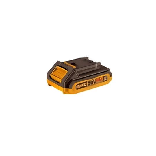 INGCO 20V Battery Pack, 2.0Ah Lithium-ion Battery, Compatible with All INGCO 20V Power Tools, LED Battery Power Indicator, Charger Not Included