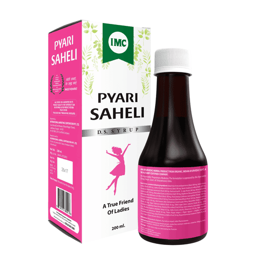 IMC Pyari Saheli Syrup (200 ml) Ayurvedic Women's Tonic | for Periods, PCOS, Strength and Digestion
