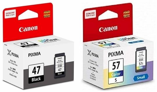 Canon PG47 & CL57S Ink Cartridge Combo