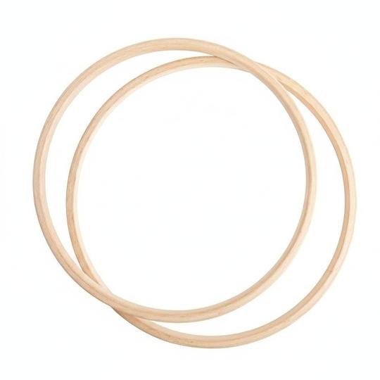 Craft Affair | Wooden Hoop (10 Inch, Pack of 3) for DIY Dream Catcher Wedding Wreath Dcor Wall Hanging