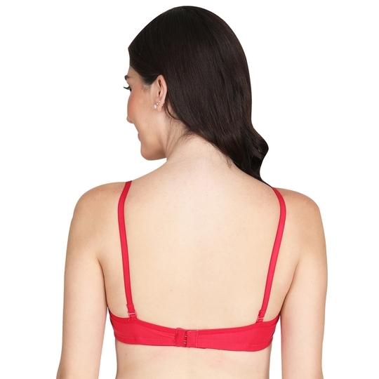 Liigne Women Half Cup Padded Bra (Pack Of 2) - Made of Pure Cotton Full Coverage Non Wired Pushup Soft Cup for T-Shirt Saree Dress Sports Garment for Daily Use Everyday