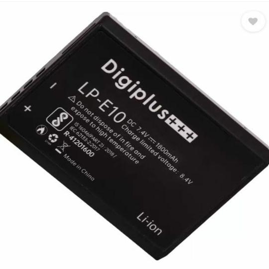 Dijiipluss++ LP-E10 Camera Battery(5800mAh) for Canon EOS T3,T5,T6,1100D,1200D,1300D,1500D,3000D Digital Cameras Incomplete