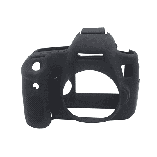 DijiiPluss++ Silicon Cover for Canon EOS 6D Mark II Camera Case, Professional Silicone Rubber Camera Case Cover Detachable Protective for Canon EOS 6D Mark II - Black Incomplete