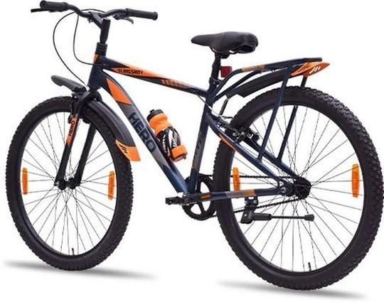 Hero Cycles Slingshot 26T 26 T (Inch) Mountain Cycle (Single Speed, Blue, Orange, Rigid)