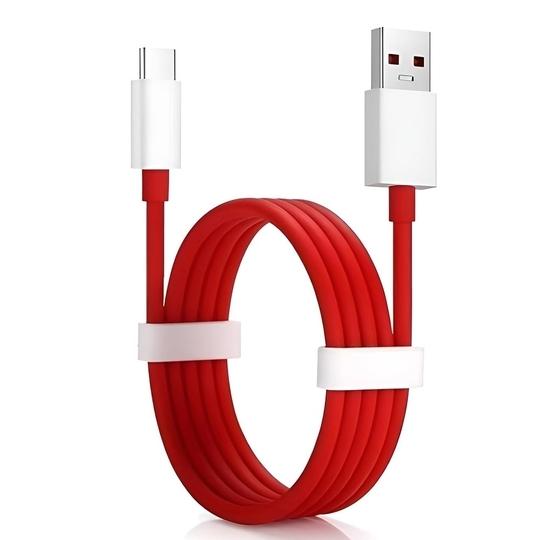 Hespa USB to Type C with Warp SuperVooc Dash for OnePlus 13 13R 12 12R 11 Series 10 Pro 10R 10T 9RT 9R 8T 8R 7 7T 6 6T Nord