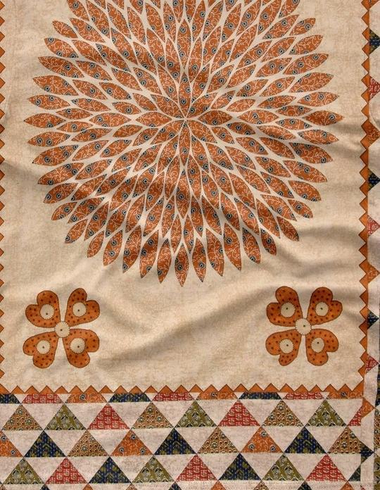 UniqChoice 210 TC Brown Color 100% Perimum Cotton King Size Bedsheet With 2 Pillow Cover 228 x 274 cm(SCBadmeri1602_brown)