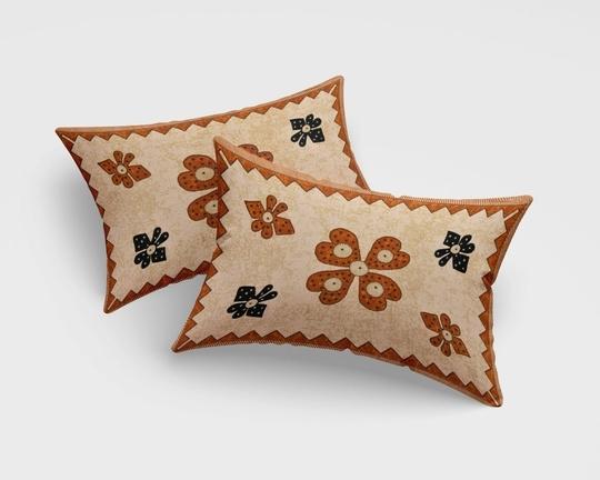 UniqChoice 210 TC Brown Color 100% Perimum Cotton King Size Bedsheet With 2 Pillow Cover 228 x 274 cm(SCBadmeri1602_brown)