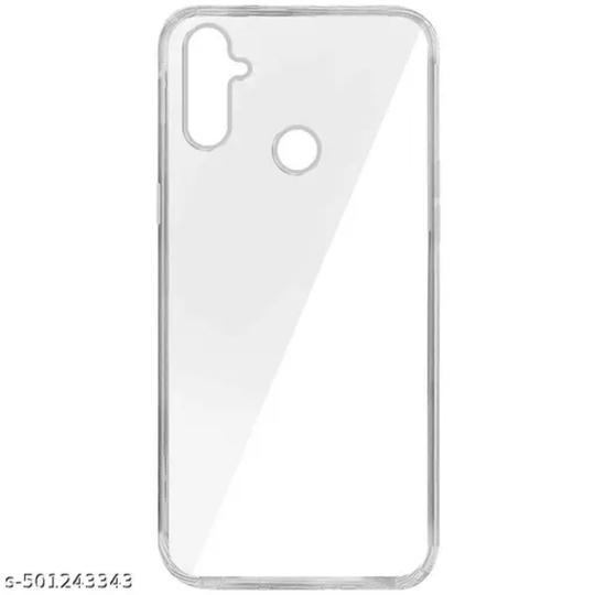 BnTmobclo Transparent Back Cover for Realme Narzo 10A | Slim, Flexible & Shockproof Clear TPU Case