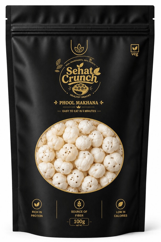 Sehat Crunch Premium Phool Makhana 100 g