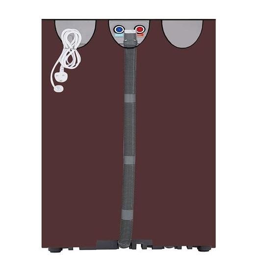 MAHAL CREATION Top Load Fully-Automatic Washing Machine Cover Suitable for Lg 8 KG (T80SJBK1Z) Coffee Colour.