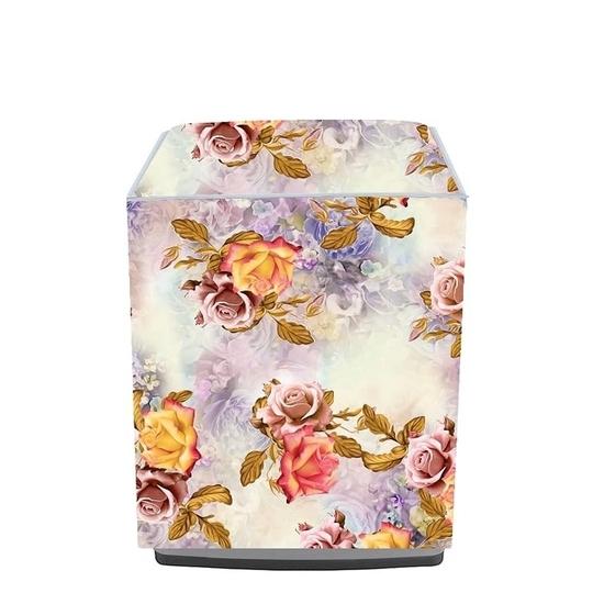 MAHAL CREATION Top Load Washing Machine Cover Suitable for LG 6.5 KG (T65SPSF2Z) Fully Automatic Washing Machine, Gold.