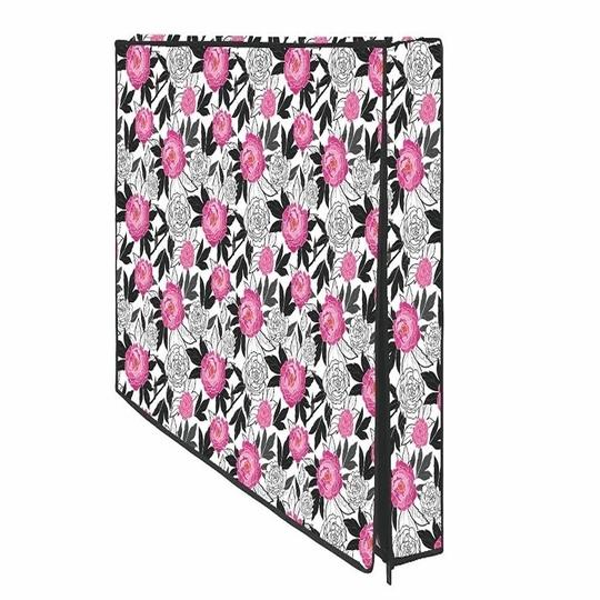 MAHAL CREATION PVC Printed LED TV Cover 40 Inch, Waterproof and Dustproof Cover (Red Rose)