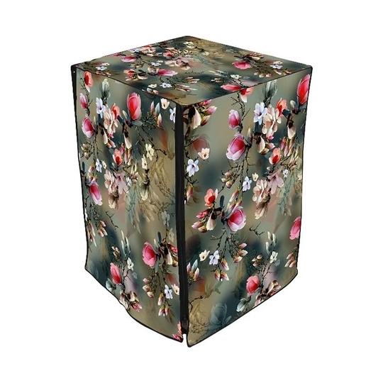 MAHAL CREATION Front Load Fully-Automatic Washing Machine Cover Suitable for LG 11 KG (FHP1411Z9B) Green.