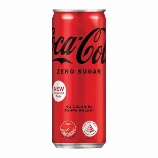 Coca Cola Zero Sugar, 330 Ml (Pack of 2) - Imported from Malaysia