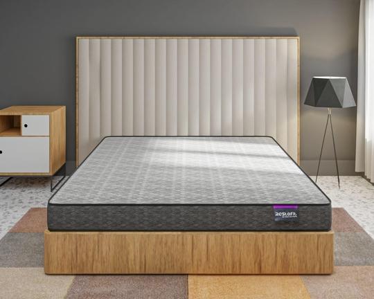 Restofit Ortho Dual Flip Mattress (Hard & Soft) | 78x36x5 Inches Single Size Mattress | Next Gen Cool Tech Foam Mattress, Viscose Cotton Outer Fabric 7 Years Warranty Vacuum Roll Packaging