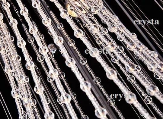 Crysta World White Four-Light K9 Crystal Chandelier
