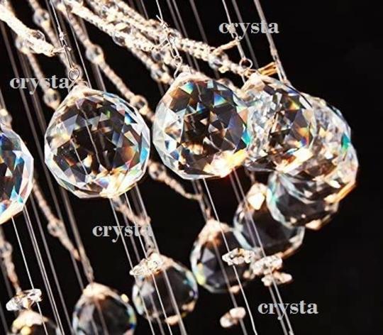 Crysta World White Four-Light K9 Crystal Chandelier