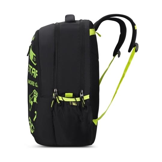 Skybags NEW NEON 23-02 SCHOOL BP (H) BLACK