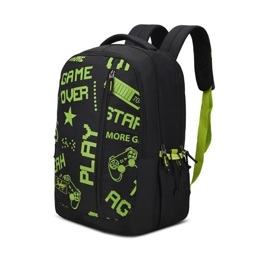 Skybags NEW NEON 23-02 SCHOOL BP (H) BLACK