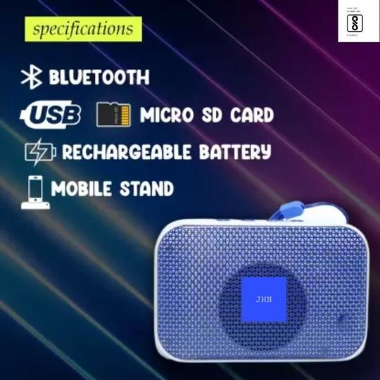 JHN Speakers Colour Premium Quality 3D Sound Bluetooth Speaker With RGB Lighting 10 W Bluetooth Speaker  ( 5.0 Channel)