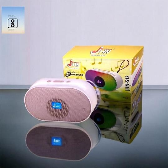 jHN SPEAKERS Bluetooth Speaker with RGB Light 2.1CH Subwoofer Portable Bluetooth Speaker with Hi-Fi Sound Bass Rich Audio Stereo Support microSD Card/USB Port/FM Wireless Speaker for Home (GREY)