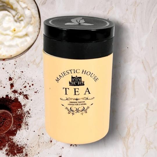 IDEAL PRIME BPA Free Airtight Plastic Container 3 Pieces Tea Coffee & Sugar Containers 800 ml Each Food Grade Plastic Jars Kitchen Storage Colour Assorted Pack Of 3