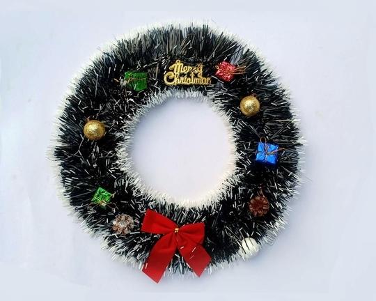 CraftVatika Large Christmas Wreath Decoration for Door Home Wall Decor Hanging for Christmas