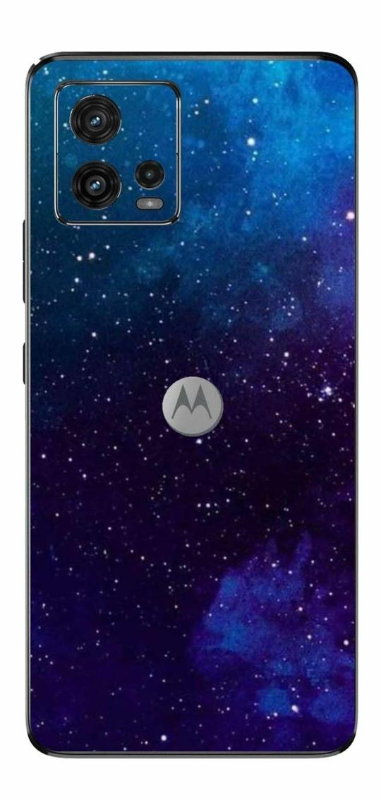 TOPPINGS  printed Matte Finish Vinyl mobile back skin (This is Not Back CASE/COVER) for Motorola Moto G72 Design H09 -MT