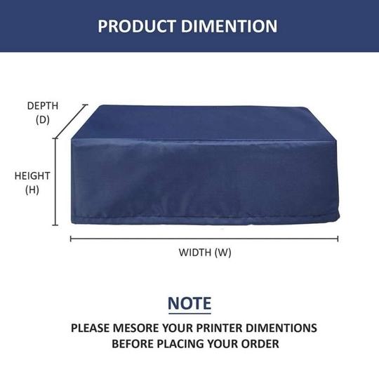 TECHNO TOYS Ultimate Protection: Premium Printer Cover | Dust, Water, and Scratch-Resistant | Compatible with Epson L220 Printer - Black