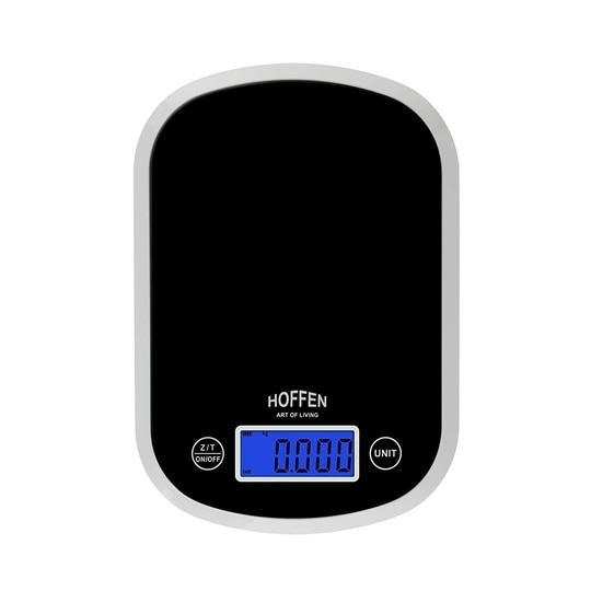 Hoffen KD-601, 5 kg Digital Kitchen Weighing Scale| Food Weight Machine for Kitchen & Health, Black