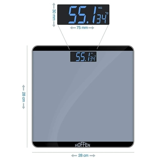 Hoffen KS-310 Grey Weighing Scale