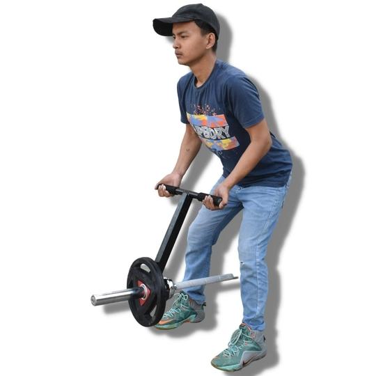 Hashtag fitness T-Bar Row Deadlift Attachment - Lightweight Weightlifting Handle - Fits for Olympic